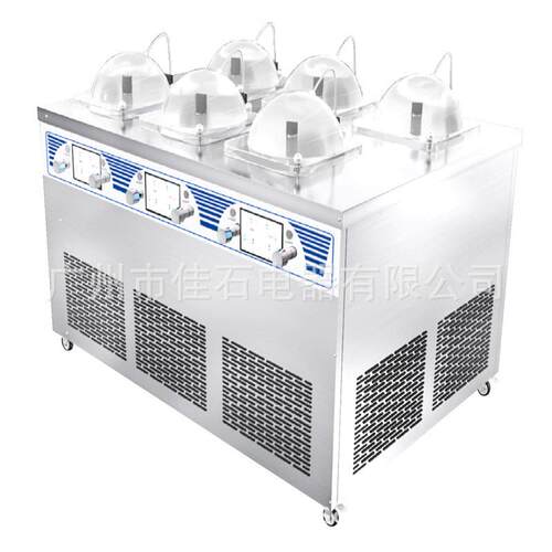 新款 意式 6缸手工冰淇淋 110V gelato machine 前台冰激凌机厂家