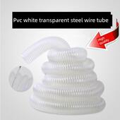 PVC软管波纹管伸缩风管木工管吸尘管除尘管塑料管塑筋管 胶管排料