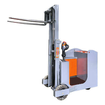 优程1.0吨全电动堆高车1.5吨forklift电动叉车堆垛车大轮装卸铲车