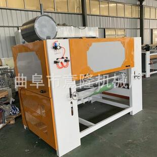 自动上下板贴纸机效率高耐火隔热防排烟风管板覆膜机碳晶板贴面机