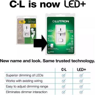 150瓦 Lutron路创SCL 153P白炽灯调光器Skylark LED CFL