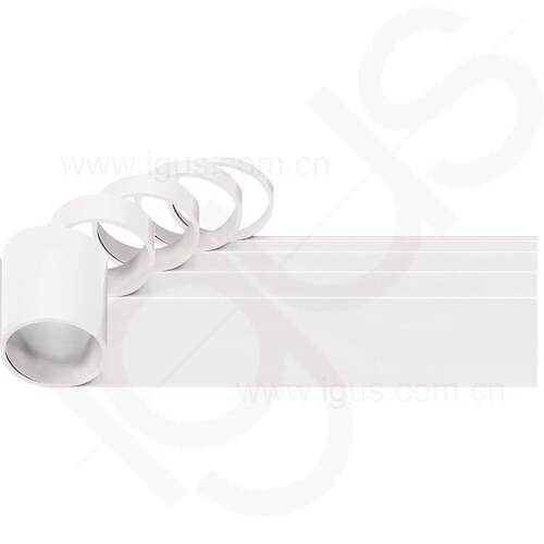 易格斯厂直销高强耐磨塑料工程塑料KMI度白色耐磨带家条W16 0