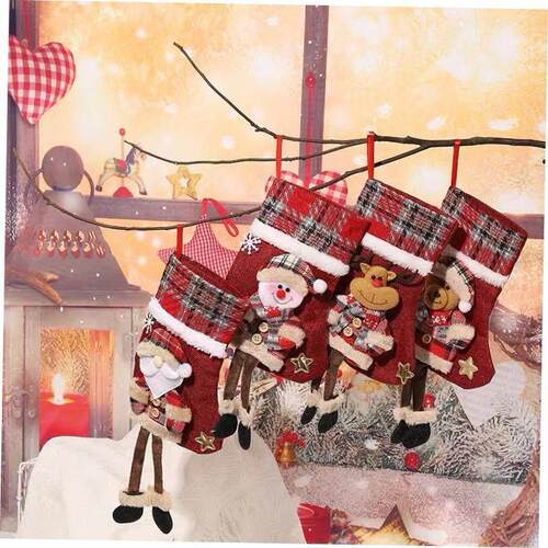 Christmas decoration?stocking gift bag Candy bag pendant