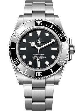 新款无历黑鬼[9.8新]劳力士潜航者自动机械男表124060