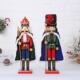 38CM胡桃夹子木偶国王士兵摆件儿童房卧室装 饰圣诞 饰品家居装