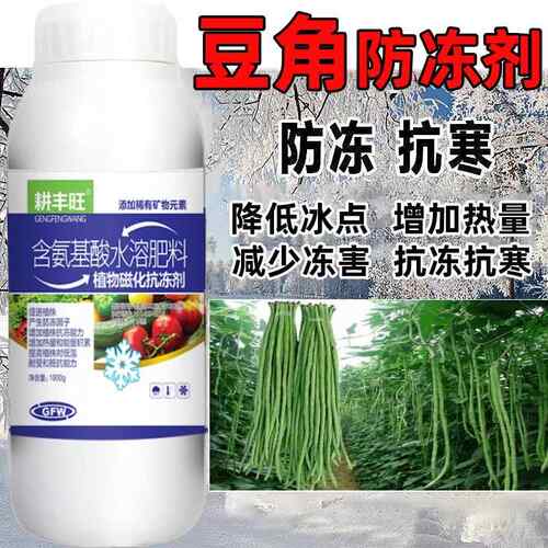 豆角防冻剂豆角防寒抗冻剂豆角专用叶面肥解冻害抗低温豆角防冻液