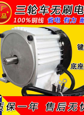 打药机电机 直流无刷键槽电机 带底座固定,48V/60V500W650W800W