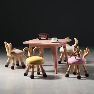 家用靠背凳物儿童动椅创意可爱园凳子简Z YD0221约矮凳幼儿宝板宝
