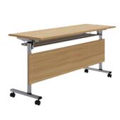 折会议桌多人办公桌子可折长培训桌椅叠组合可移叠动活动拼接桌