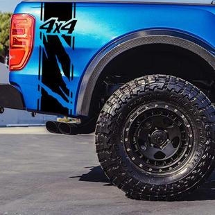 贴纸A171 个性 适用于福特猛禽F 150Ranger侧面车贴改装