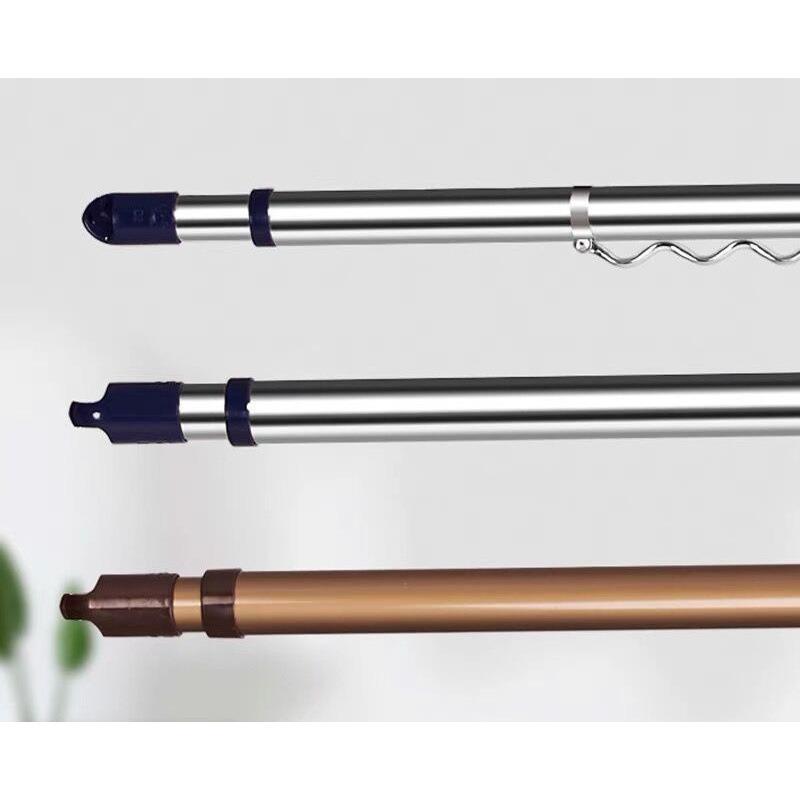 不锈钢晾衣杆单杆室内外顶装户外晒衣杆伸缩杆家用阳台外凉衣杆子
