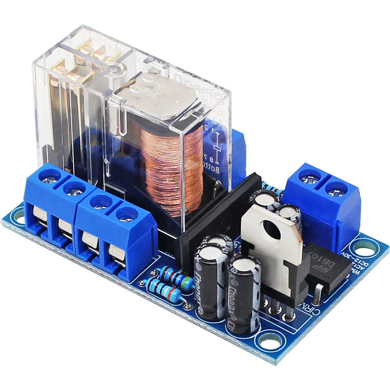 UPC1237喇叭保护板欧姆龙继电器diy无源音箱开关机延时防冲击模块