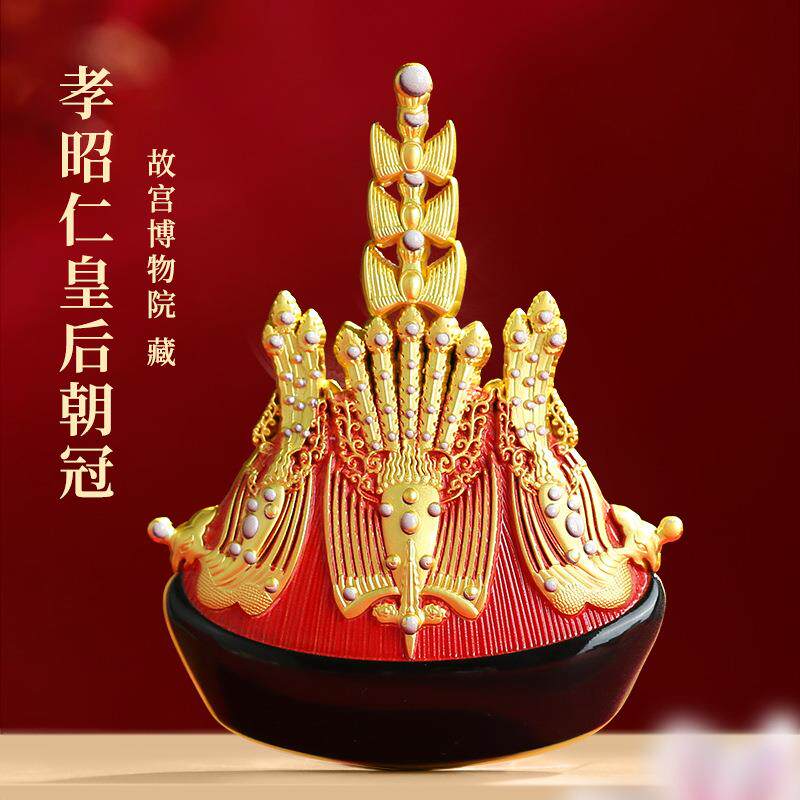 皇后朝冠金属冰箱贴磁贴南京北京故宫博物院文创旅游纪念品