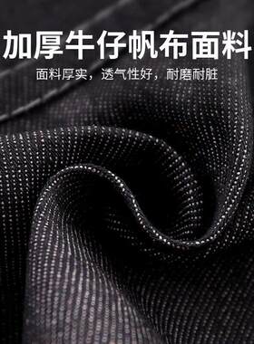 围裙工作男罩衣男款服牛仔布焊工劳保耐磨专用打磨防护防烫大褂