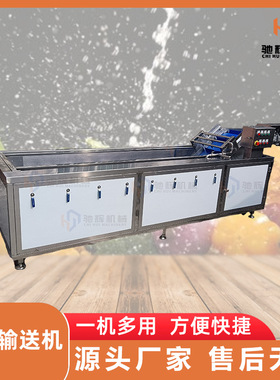 预制配菜设备大型气泡臭氧清洗机全输送连续式洗菜机江门洗果机