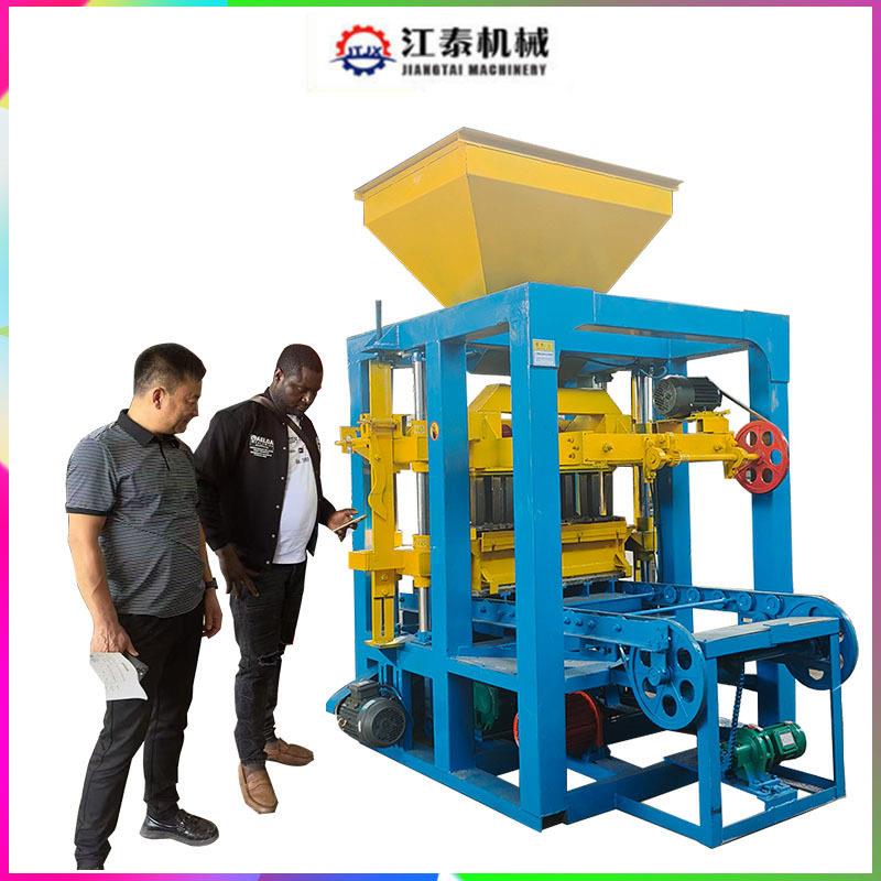 几内亚热销效率制砖机生产线自动水泥砌块砖机厂家直发整套模具