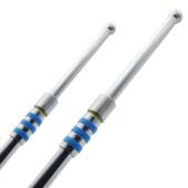 5ZW 带球晾衣杆收缩阳台晒衣架防风线户外不锈钢加粗304收纳凉杆