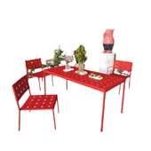 户外阳台碳素钢防水桌椅组合现代简约奶茶店咖啡厅酒吧室外桌椅