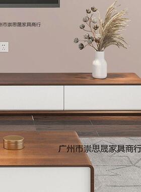 简地柜卧室电视胡柜桃色小户型网红客超窄LC全实木落地整极装地厅