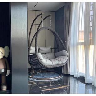双人吊椅阳台网红篮秋椅轻奢IBJ吊吊兰椅单人摇室内千懒人家用篮
