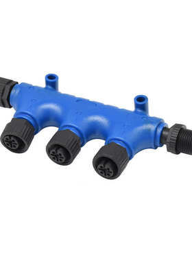 连接器-分线网络系统圆形m12船用防水芯型m12器5t换头nmea2000转