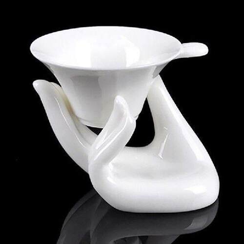 1 Pcs Hand Shape Ceramic Soft or Hard Boiled Egg Cup Holder