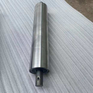 现货无动力滚筒主从动不锈钢滚轴流水线输送带托辊包胶滚筒不包邮