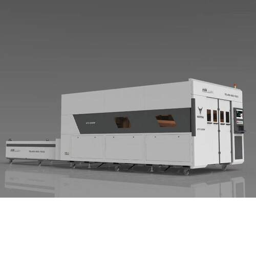 汉牛激光GTX2040GW 1500~12000瓦大包围交换平台光纤激光切割机