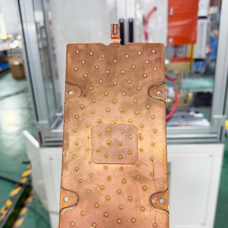 VC均温板铜网焊接5G散热片封口上下盖合盖封边中频电阻焊扩散焊