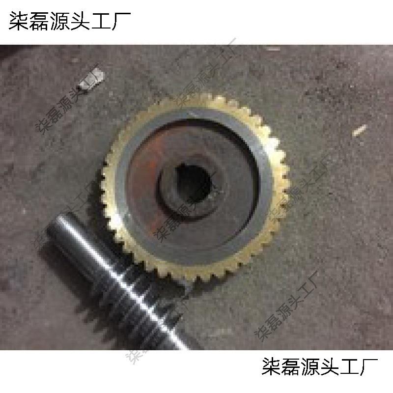 铜轮齿轮3中涡频炉减蜗速UWV机RZS231/41/531铜齿轮杆轮铁轴减速