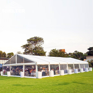 赛特蓬房厂现货供动应婚庆婚礼铝合尔金篷房大型家展览餐婚礼篷房