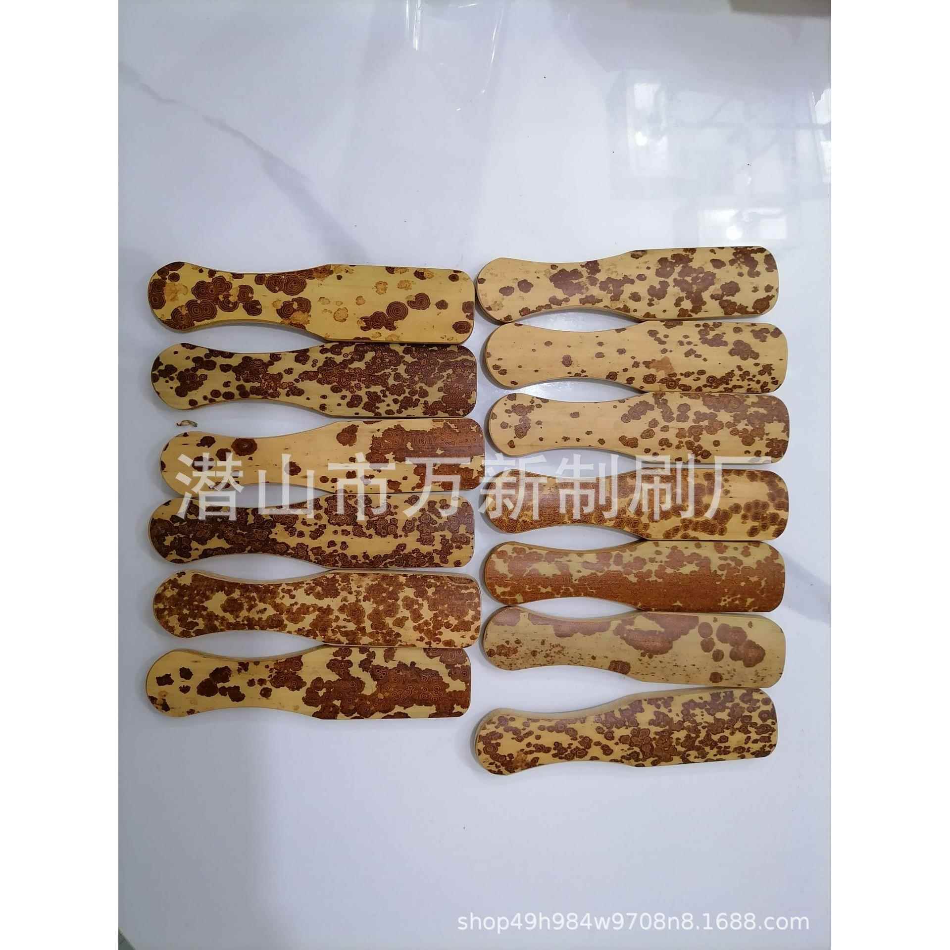 香妃万毛刷云妃核桃刷软硬万毛金刚菩提竹雕玉牌提亮刷子斑竹刷