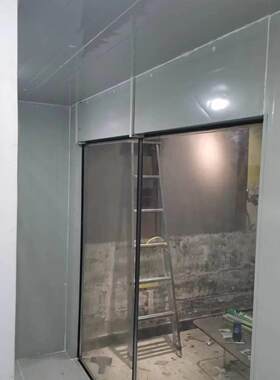 透明玻真璃可视璃化后补式库冷库展示冷柜玻门空冷藏库318保鲜柜