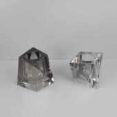 欧式 饰品摆件 创意水晶烟灰花器摆件样板房卧室书房桌面玄关客厅装