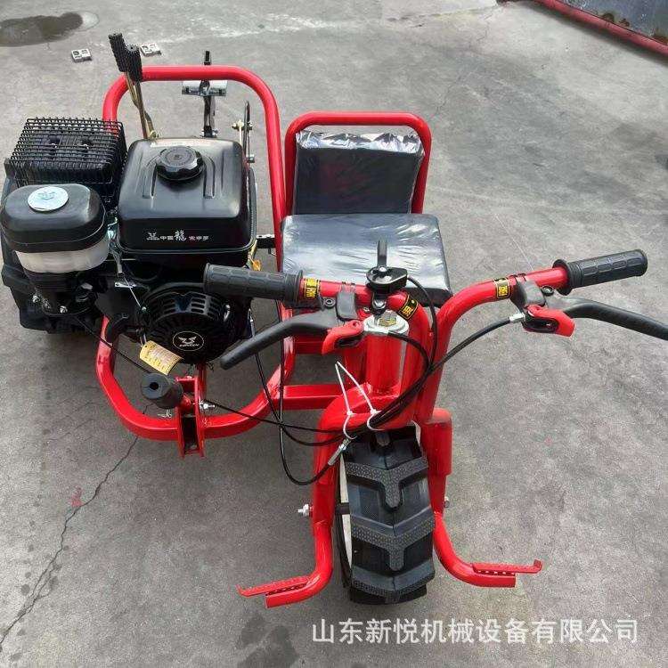 20马力电启动柴油四驱微耕机乘坐式果园旋耕机松土除草机
