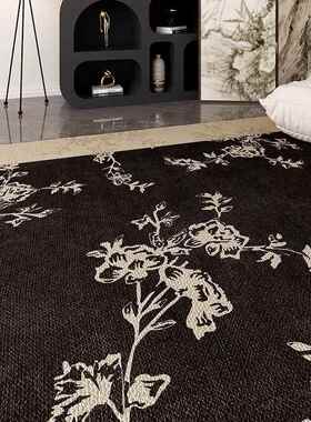 黑客厅hty13803色地免洗可毯擦式美式复古轻奢沙发茶几卧室法防水