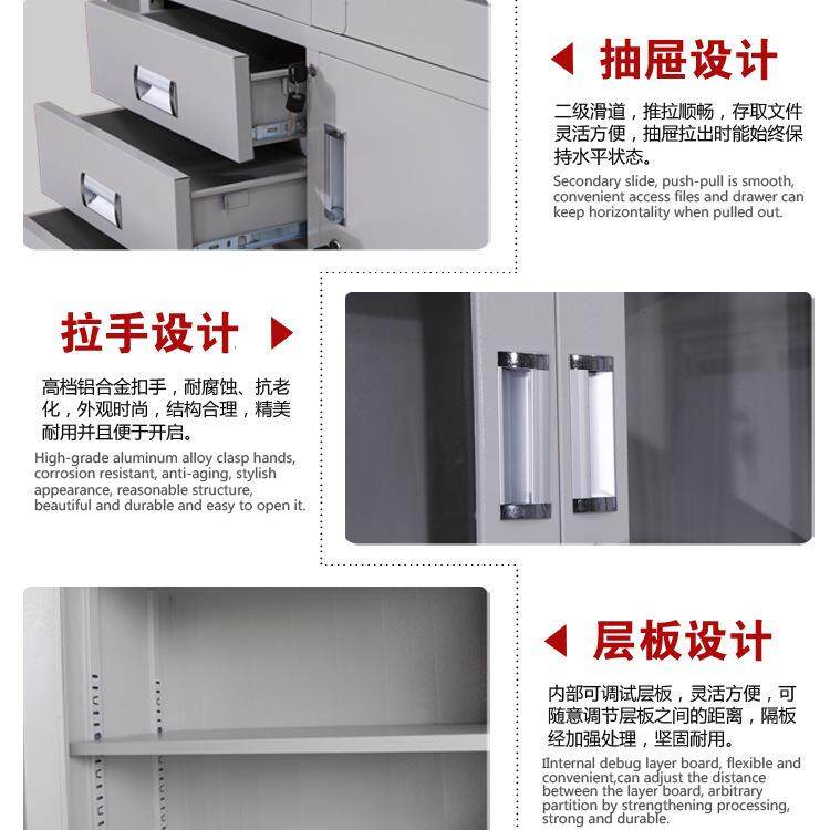 新款直销更衣柜员工储物柜4门6门铁皮衣柜带锁鞋柜钢制健身房浴室