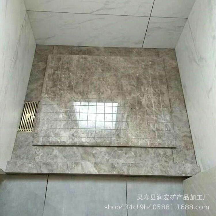 云多拉灰银白龙黑白根等过门石淋浴地面挡水基石防滑板加工