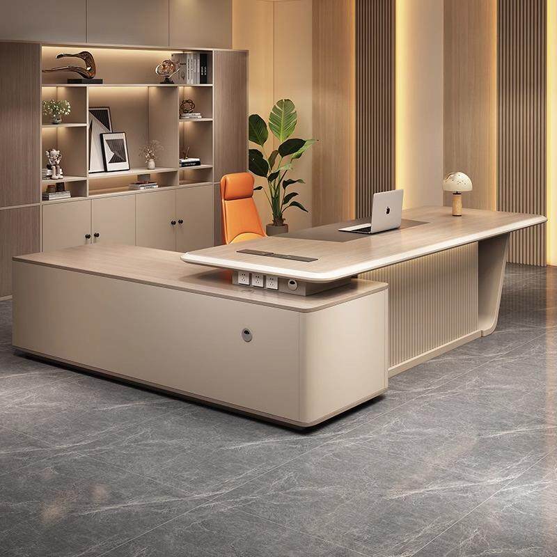 板桌办公老桌SJB椅组简约现合总裁桌主管桌经理桌椅时尚轻奢大班