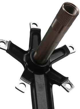 公路自行车集成曲柄折叠自行车自行车空心短曲柄44t曲柄与Bb中心