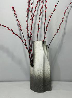 渐变瓶花中式简约代客厅样板间家居装饰品摆件创意设新SAL计现简