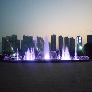 创意花式程控喷泉FOUNTAIN涌泉波光泉音乐喷泉水景设备出口户外