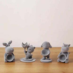 保存花玫瑰花束单手花熊傻娃娃装饰花盒孩子的生日情人节礼物