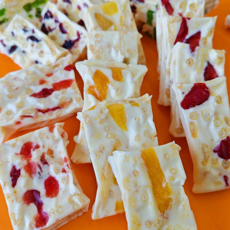 蒙特翁蒙古果粒奶派小奶盖纯手工奶酥内蒙古手工果粒奶砖休闲奶派