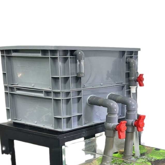 周转养鱼大全净水箱配件用品盒滴流循环龟箱鱼缸过滤器三合一系统