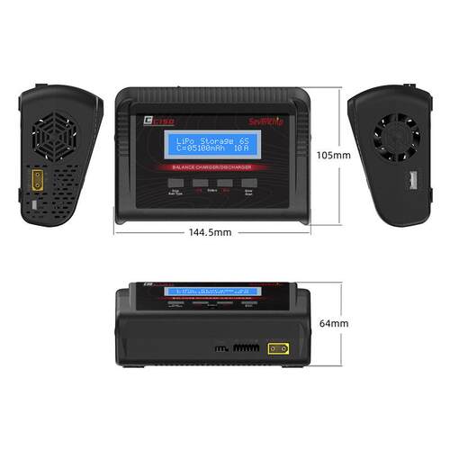 C150AC大功率平衡充电器150W 镍氢/镍镉电池组航模充电器 内置电
