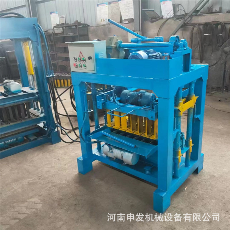全自动液压空心砖机免烧水泥砖机六角护坡砖植草砖彩色路面砖设备