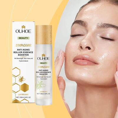 OUHOE Evening Rollerball Essence, gently nourishes and moist
