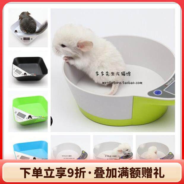 包邮 送电池 龙猫兔子荷兰猪宠物电子体重计 食物称 快到碗里来^