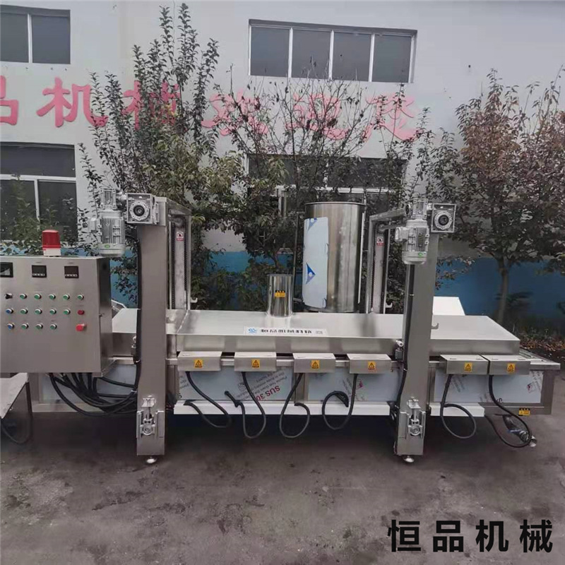 四川成都农家小酥肉全自动油炸机 农家小酥肉油炸设备 供应厂家